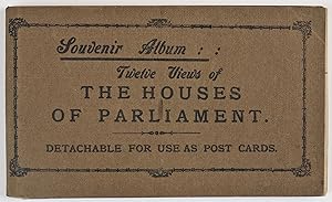 Souvenir Album Twelve Views of The Houses of Parliament detachable for use as post cards