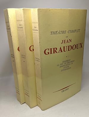Théâtre complet de Jean Giraudoux - TOME 1 2 et 3 - préface de Guy Dumur