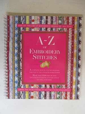 A-Z of Embroidery Stitches: Inspirations