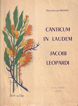 Canticum in laudem Jacobi Leopardi