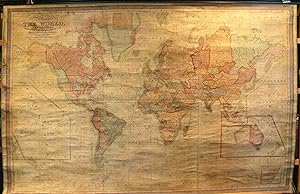 Map of the World on Mercator's Projection