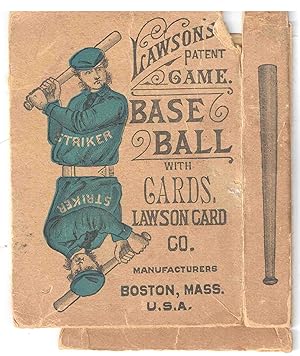 Lawson's Patent Game of Base Ball With Cards