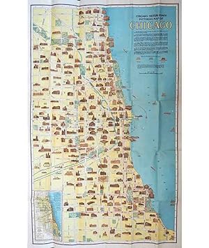 Chicago Motor Coach Pictorial Map of Chicago