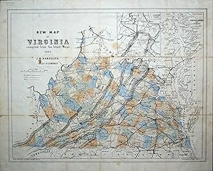 New Map of Virginia, Compiled from the Latest Maps