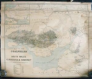 Map of the Coalfields of South Wales, Gloucester & Somerset