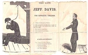 The Life of Jeff. Davis, in Five Expressive Tableaux