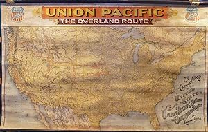 Correct Map of the United States Showing the Union Pacific Railroad, the Overland Route, and Its ...