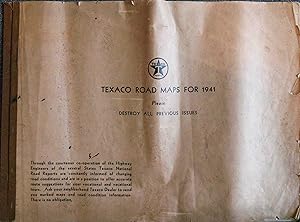 Texaco Road Maps for 1941