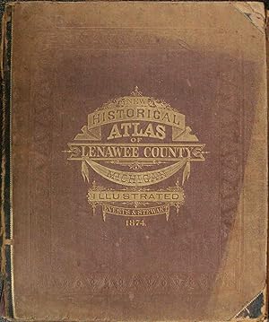 Combination Atlas Map of Lenawee County, Michigan