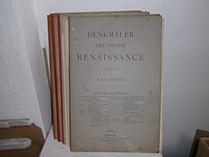 Denkmäler Deutscher Renaissance. III. Lieferung, IV. Lieferung, V. Lieferung, VIII. Lieferung (al...