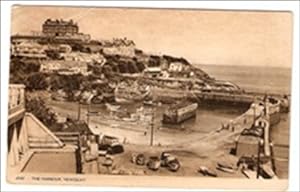 Newquay Harbour 1957 Vintage Postcard