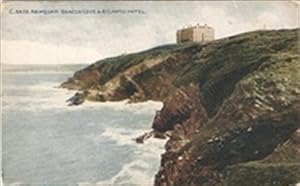 Newquay Atlantic Hotel Vintage Postcard