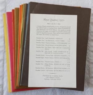 Maya Quartos / 1970 Complete Set of Twelve Poetry Chapbooks including Shekinah (Inscribed by Hirs...