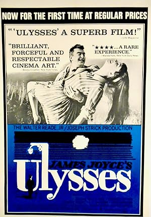 "ULYSSES" ORIGINAL LINEN-BACKED MOVIE POSTER 1967