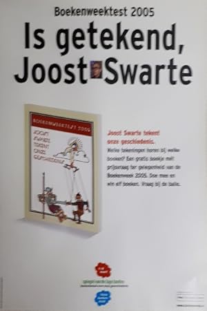 Boekenweekaffiche 2005. Is getekend Joost Swarte