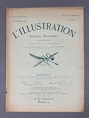 L'illustration Journal universel 3942, 21 septembre 1918. WWI Issue, General Pershing Cover