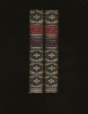 Memoirs of the Court, Aristocracy, And Diplomacy of Austria (Two-Volume Set)