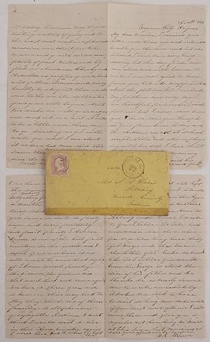 [McLean, Margaret Rebecca, née Davidson] (1835-1925). Original Autograph Letter Signed by an Oreg...