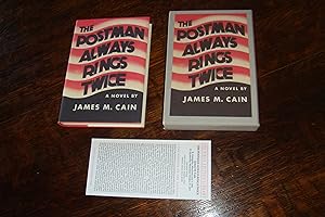 The Postman Always Rings Twice (facsimile First Edition Library ed. in illustrated slipcase with ...