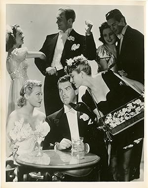 "FEMME DU MONDE" (CAFE SOCIETY) Réalisé par Edward H. GRIFFITH en 1939 avec de gauche à droite: M...