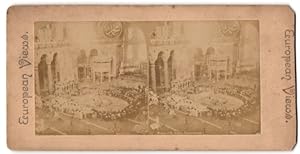 Stereo-Fotografie The London Art Co., Leeds, Ansicht Konstantinopel / Constantinople, Mosquee of ...