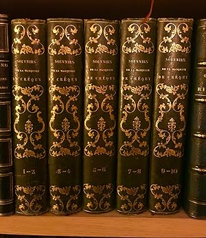 SOUVENIRS DE LA MARQUISE DE CRÉQUY (10 tomes en 5 volumes, complet)