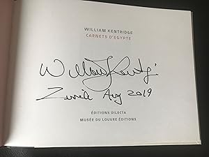 William Kentridge: Carnets D'Egypte - signed! (English)