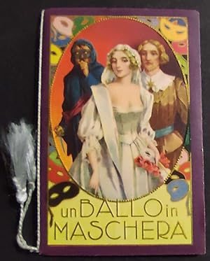 Calendario/Calendarietto Pubblicitario - Un Ballo in Maschera - 1938