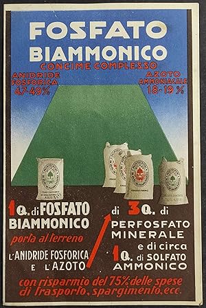 Fosfato Biammonico Montecatini - Concime Complesso - Depliant