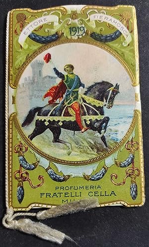 Calendario/Calendarietto Pubblicitario - Ettore Fieramosca - 1919