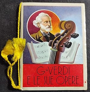 Calendario/Calendarietto Pubblicitario - G. Verdi e Le Sue Opere - 1938