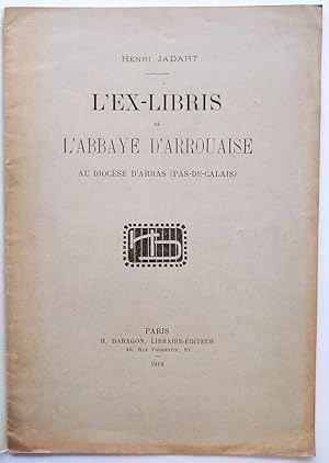 L'Ex-libris de l'Abbaye d'Arrouaise au Diocèse d'Arras (Pas-de-Calais).