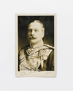 A portrait photograph signed on the image 'D. Haig. F.M. 1919'