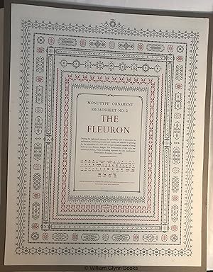 The Fleuron. 'Monotype' Ornament Broadsheet No. 2