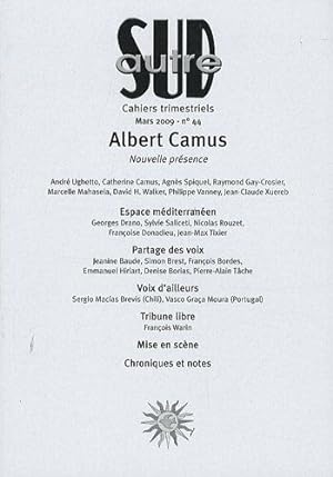 Autre Sud N 44 Albert Camus