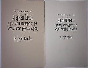 An Addendum to Stephen King: A Primary Bibliography of the World's Most Popular Author Set