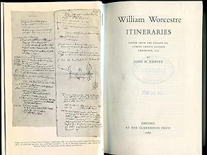 William Worcestre. Itineraries Edited from the Unique MS. Corpus Christi College, Cambridge, 210