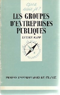Les groupes d'entreprises publiques - Lucien Rapp