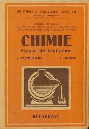 Chimie 3e - L. Pastouriaux