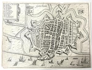 [Antique city view Gorkum, ca 1648] Gorchum, published ca 1648, 1 p.