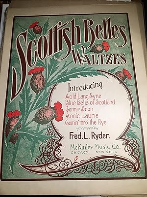 Scottish Belles Waltzes. Illustrated Sheet Music