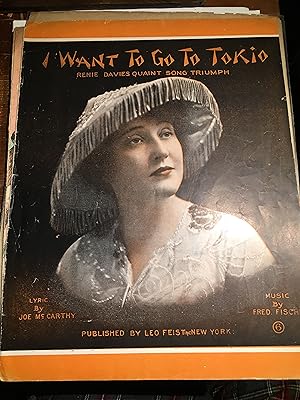 I Want To Go To Tokio. Illustrated Sheet Music