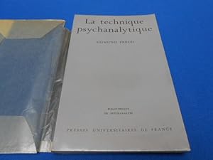 La Technique Psychanalytique