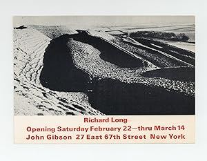 Exhibition postcard: Richard Long (22 February-14 March [1969])