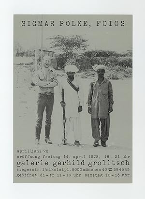 Exhibition postcard: Sigmar Polke, Fotos (April-June 1978, opens 14 April)