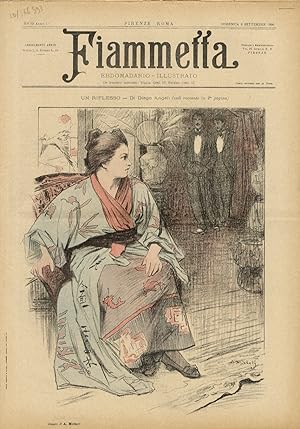 FIAMMETTA. Ebdomadario illustrato. Anno 1. N. 19. Domenica 6 settembre 1896.