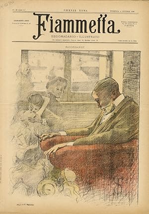 FIAMMETTA. Ebdomadario illustrato. Anno 1. N. 23. Domenica 4 ottobre 1896.