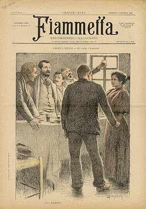 FIAMMETTA. Ebdomadario illustrato. Anno 1. N. 27. Domenica 1 novembre 1896.