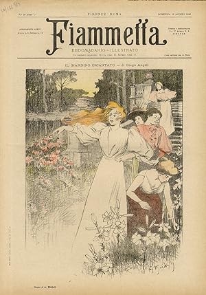 FIAMMETTA. Ebdomadario illustrato. Anno 1. N. 16. Domenica 16 agosto 1896.