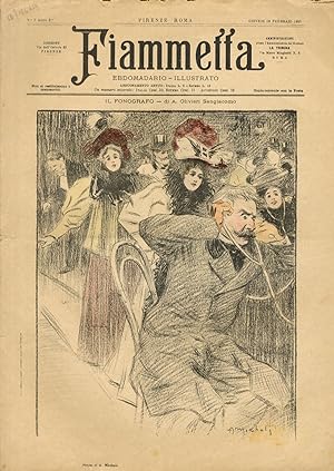 FIAMMETTA. Ebdomadario illustrato. Anno 2. N. 7. Giovedì 18 febbraio 1897.